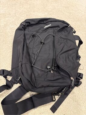 Black MEC Travel laptop bag